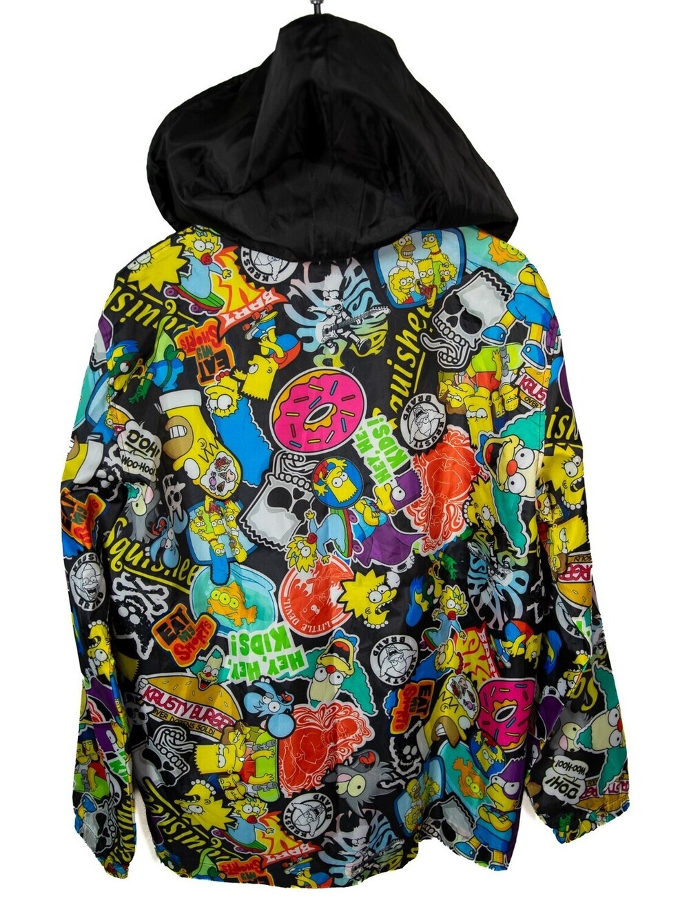 The Simpsons Windbreaker AOP full zip jacket Windbreaker All Over Print Men's L